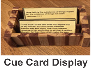 cue card display