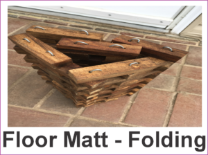 floor matt folded